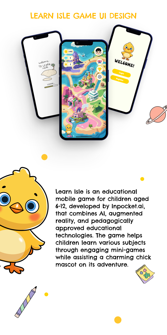 Learn Isle game UI design